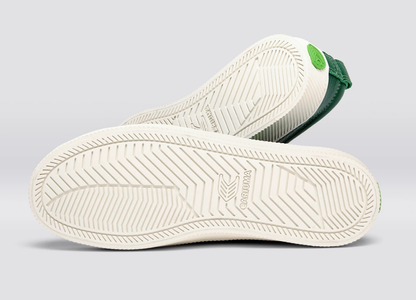 OCA Low Abundant Green Premium Leather Sneaker