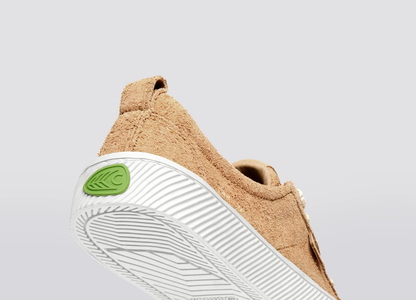 OCA Low Latte Hairy Suede Sneaker