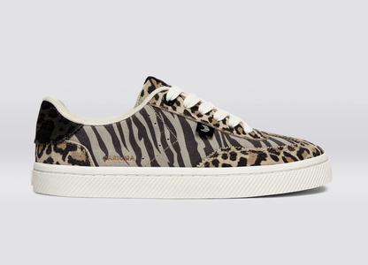 TOCA Zebra Leopard Print Suede Sneaker