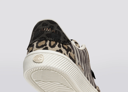 TOCA Zebra Leopard Print Suede Sneaker