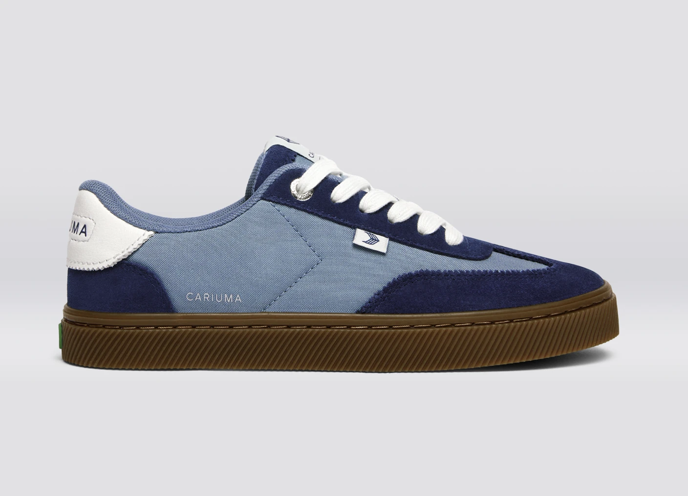 TOCA Teak Mirage Blue Nylon Marine Blue Suede Sneaker