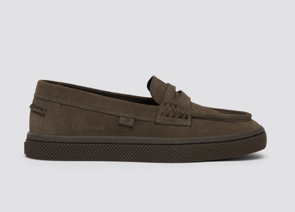 CAJU Loafer Teak Brown Suede