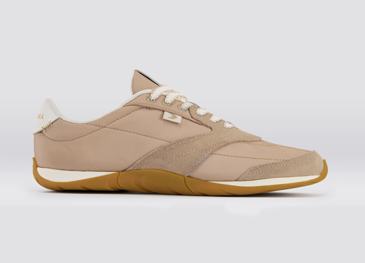 SUTAI Nylon and Suede Desert Taupe