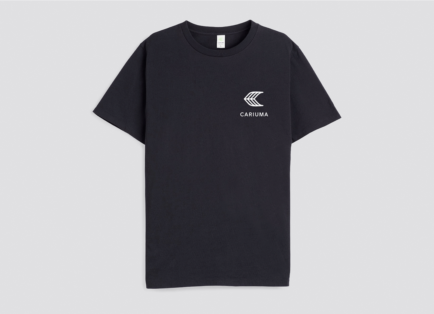 T-Shirt Black with Small Off-White Logo