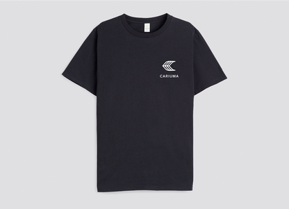 T-Shirt Black with Small Off-White Logo