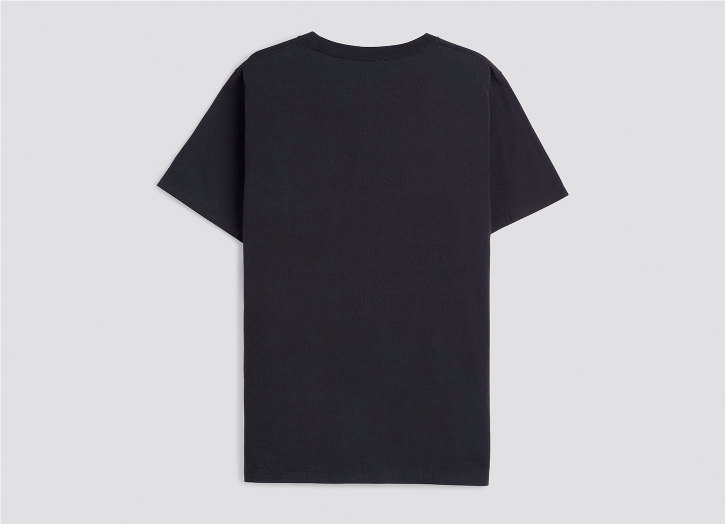 T-Shirt Black with Small Off-White Logo